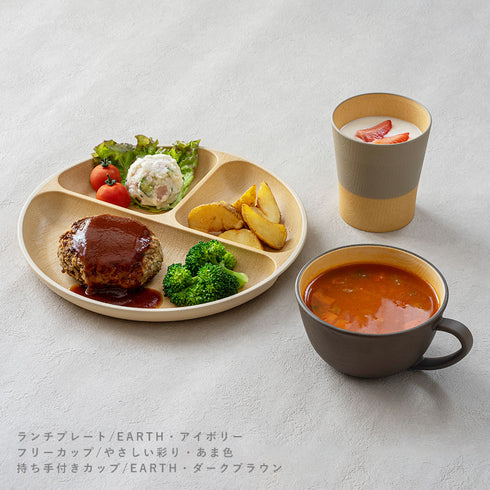 アースカラー 抗菌ランチプレート.|s10
